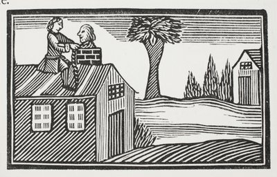 Robbing the house of its bacon (illustration) by English School