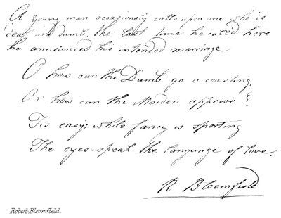 Robert Bloomfield by English School