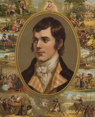Robert Burns by English School