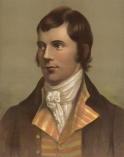 Robert Burns by English School