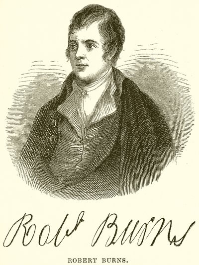 Robert Burns by English School