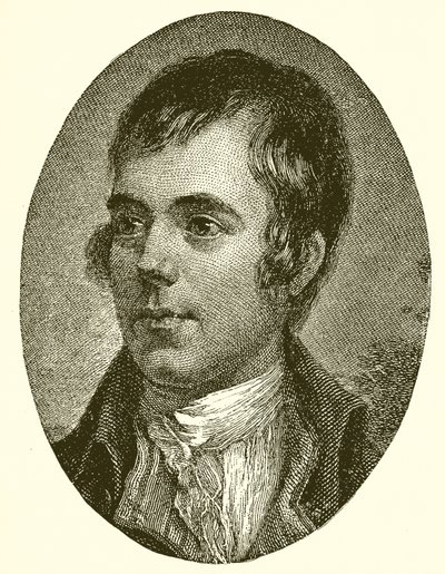 Robert Burns by English School
