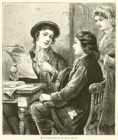 Robert Burns and Dr Alexander Murray by English School