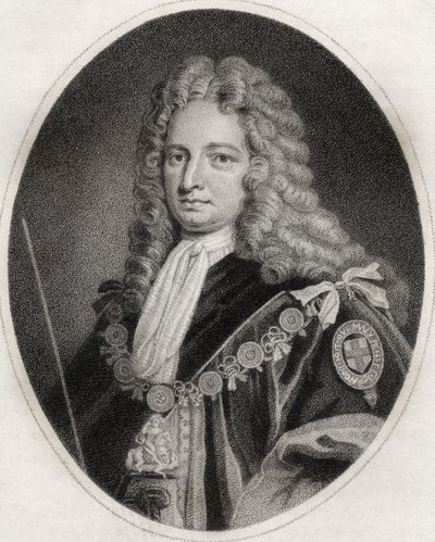 Robert Harley, engraved by Maddox, illustration from 