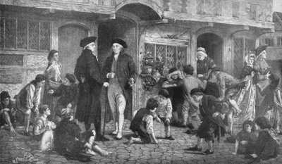 Robert Raikes, the Founder of Sunday Schools, and the House where the First Sunday School was held by English School