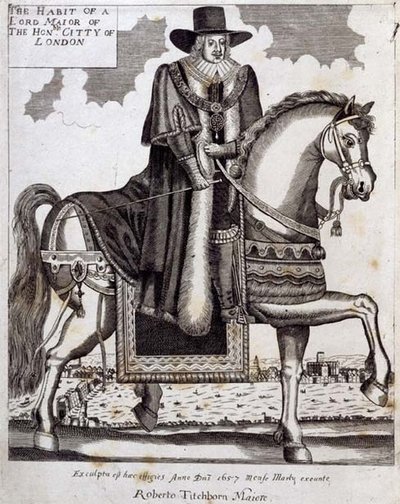 Robert Tichborne (d.1682) as Lord Mayor of London by English School