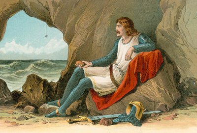 Robert the Bruce and the Spider by English School