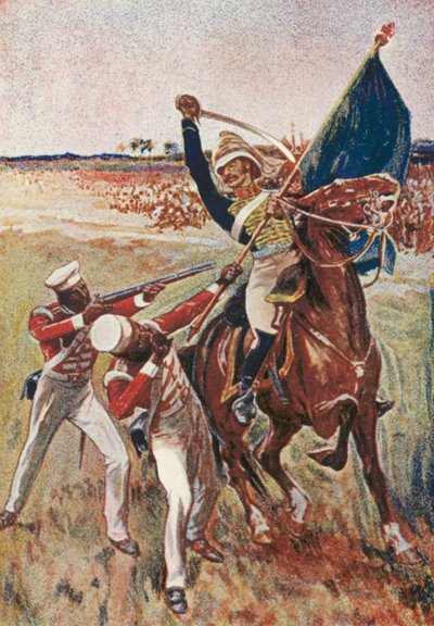 Roberts Winning the Victoria Cross by English School