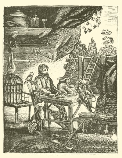 Robinson Crusoe by English School
