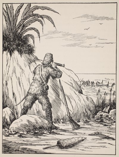 Robinson Crusoe by English School