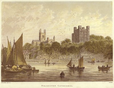 Rochester Cathedral in Rochester by English School