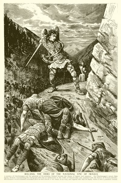 Roland, the Hero of the National Epic of France by English School