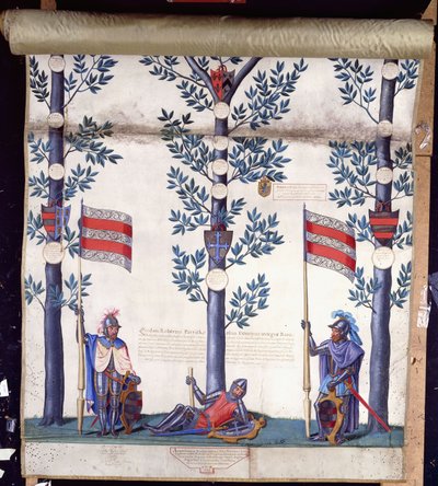 Roll of Arms and Pedigree of the Egerton Family by English School