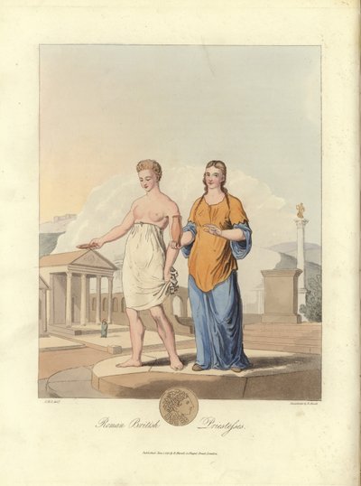 Roman British priestesses by English School