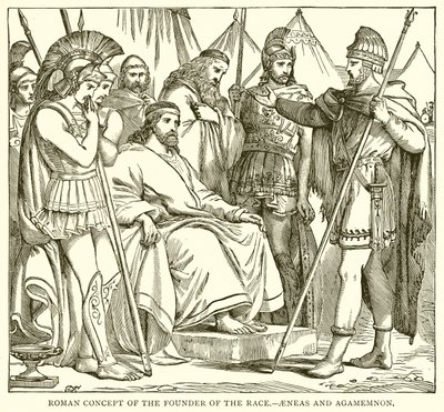 Roman Concept of the Founder of the Race (Aeneas and Agamemnon) by English School