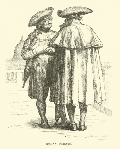 Roman priests by English School