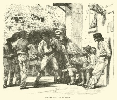 Romans playing at Mora by English School