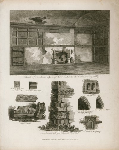 Room adjoining those under the Hall, Bermondsey Abbey by English School