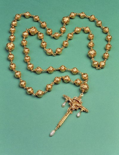 Rosary belonging to Mary Queen of Scots by English School