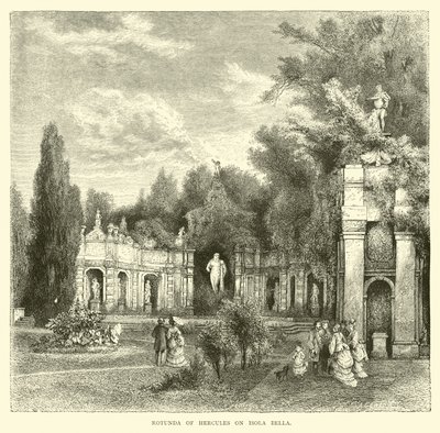 Rotunda of Hercules on Isola Bella by English School