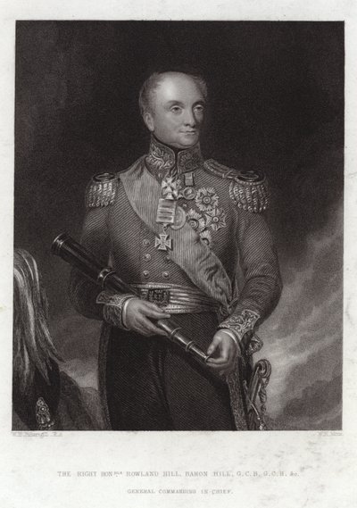 Rowland Hill, 1st Viscount Hill, British General by English School
