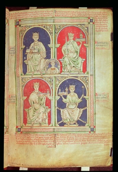 Four Kings of England, from the 