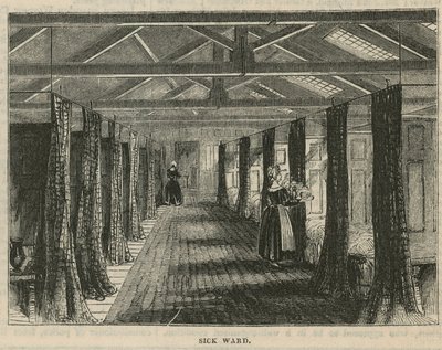 Royal Free Hospital, London: Sick Ward by English School