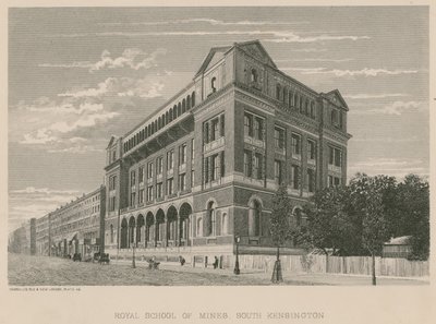 Royal School of Mines, South Kensington, London by English School