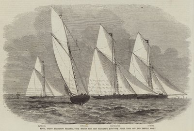 Royal Yacht Squadron Regatta, the Match for Her Majesty