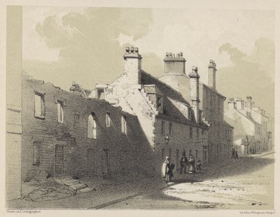 Ruined House, Rottenrow by English School