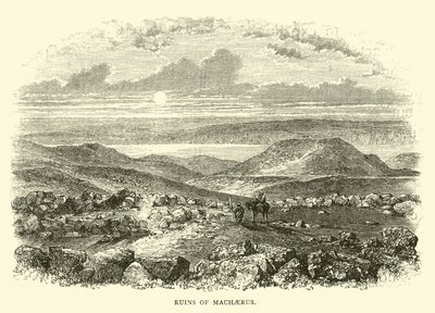 Ruins of Machaerus by English School