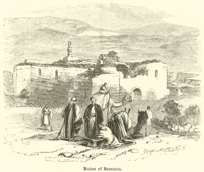 Ruins of Samaria by English School