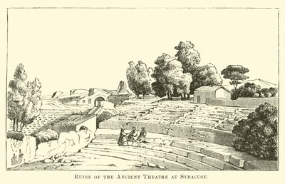 Ruins of the Ancient Theatre at Syracuse by English School