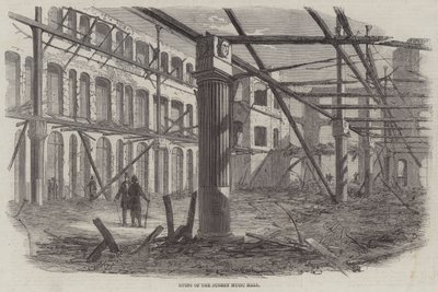 Ruins of the Surrey Music Hall by English School