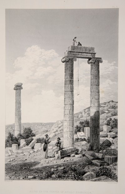 Ruins of the Temple of Apollo Branchidae by English School