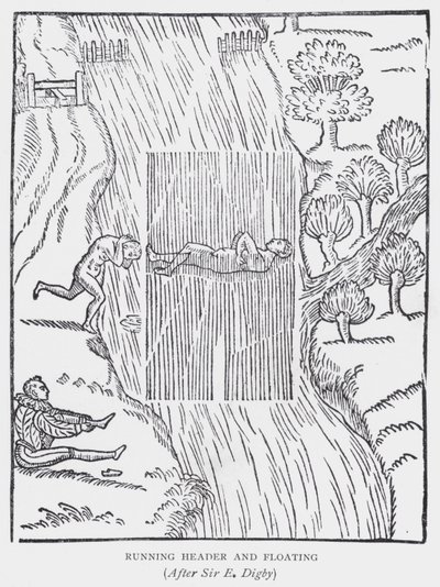 Running header and floating, after Sir E Digby by English School