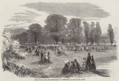 Rural Fete at Ham, and Presentation of a Testimonial to the Reverend Mr Brown by English School