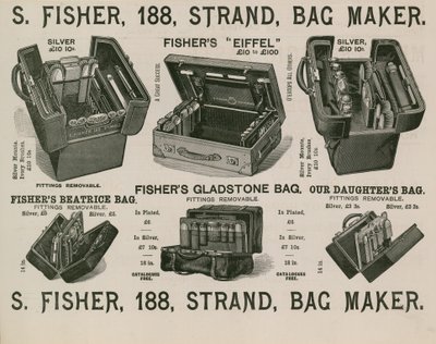 S. Fisher, 188 Strand, Bag Maker by English School