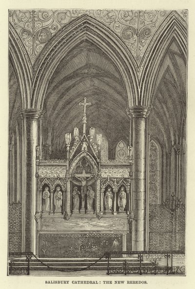 Salisbury Cathedral, The New Reredos by English School