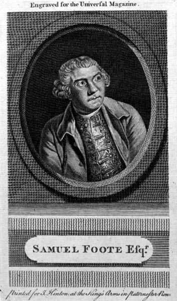 Samuel Foote, engraved for the 