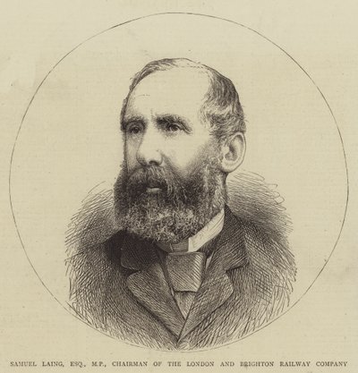 Samuel Laing, Esquire, MP, Chairman of the London and Brighton Railway Company by English School