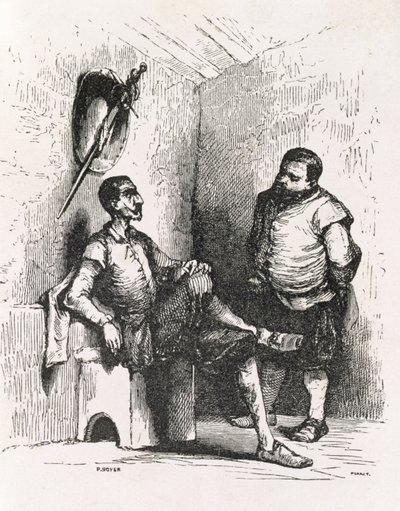 Sancho: I Should Make a Rare Landlord, Illustration from Act II, Scene I of Don Quixote in England. A Comedy, Engraved by P. Soyer by English School