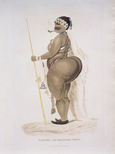 Sartjee, The Hottentot Venus by English School