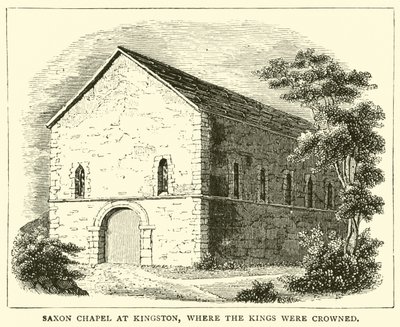 Saxon Chapel at Kingston, where the kings were crowned by English School