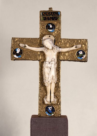 Saxon Crucifix, Anglo-Saxon, c.1000 by English School