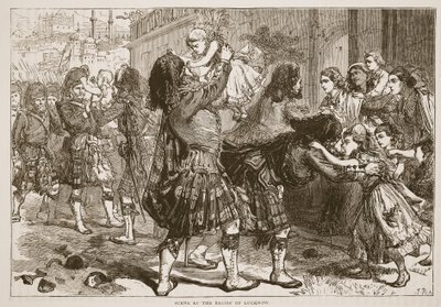 Scene at the Relief of Lucknow, illustration from Cassell