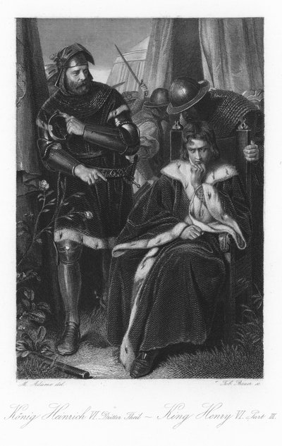 Scene from King Henry VI Part III by English School