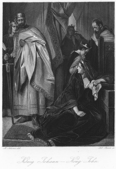Scene from King John by English School