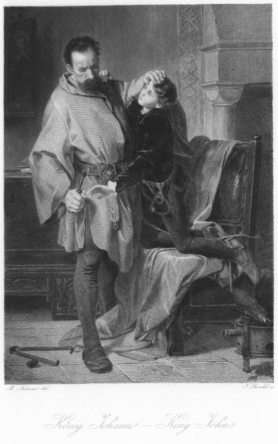 Scene from King John by English School