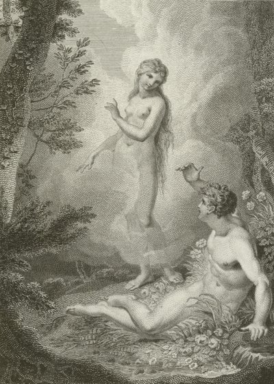Scene from Paradise Lost, by John Milton by English School
